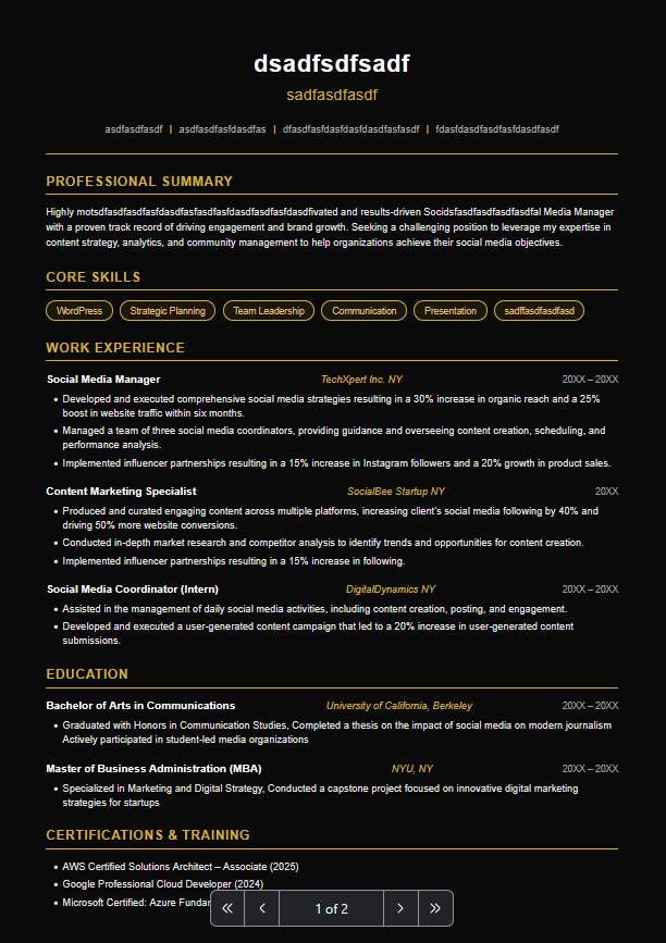 Free ATS CV template – clean resume layout for job portals